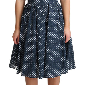 Dolce & Gabbana Polka Dot Sleeveless A-Line Dress