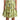 Dolce &amp; Gabbana Elegant Yellow Floral A-Line Sleeveless Dress