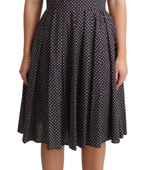 Dolce & Gabbana Elegant Floral A-Line Sleeveless Dress Dolce & Gabbana 