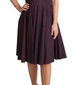 Dolce & Gabbana Chic Polka Dotted A-Line Sleeveless Dress Dolce & Gabbana 