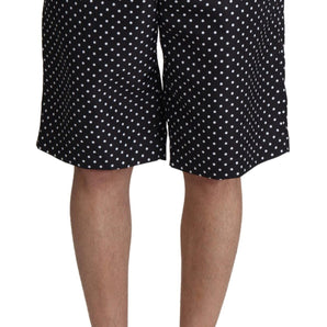 Dolce &amp; Gabbana Polka Dot Elegance Swim Trunks Boxer