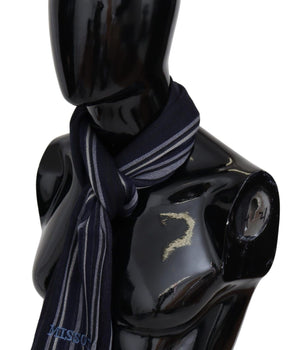 Missoni Chic Multicolor Wool Silk Striped Scarf Missoni 