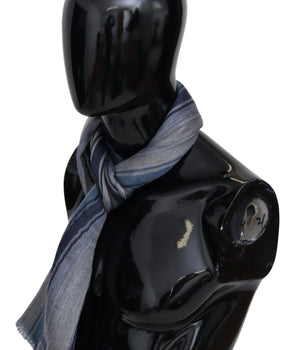 Missoni Elegant Multicolor Wool Scarf with Logo Embroidery Missoni 