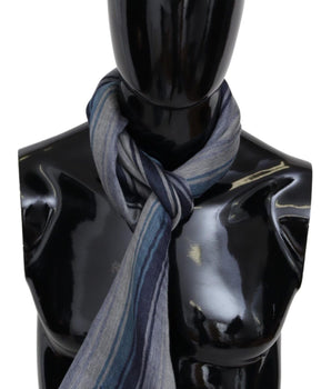 Missoni Elegant Multicolor Wool Scarf with Logo Embroidery Missoni 