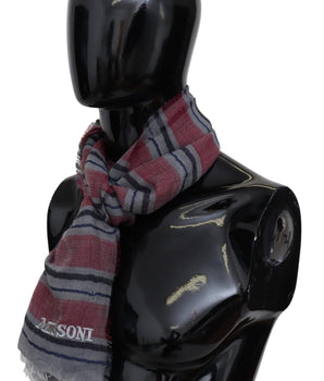 Missoni Elegant Multicolor Striped Wool Scarf Missoni 