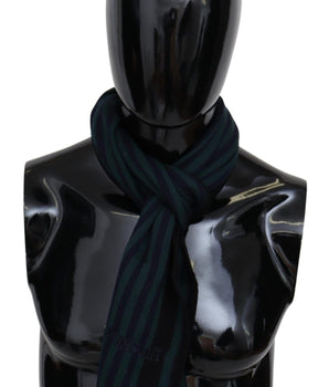 Missoni Elegant Multicolor Wool Scarf with Fringes Missoni 