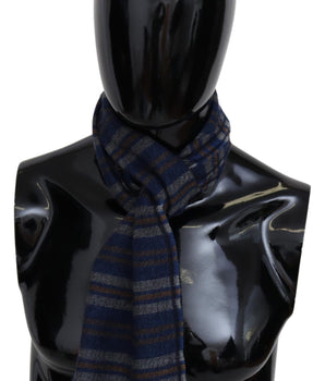 Missoni Multicolor Wool Striped Unisex Neck Wrap Shawl