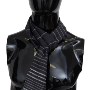 Missoni Elegant Wool-Silk Striped Scarf