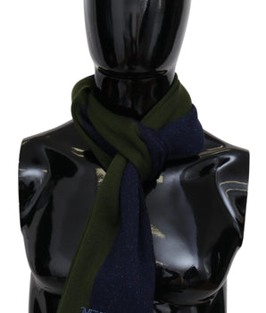 Missoni Authentic Wool Scarf with Stripes and Logo Embroidery Missoni 