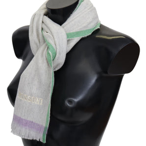 Missoni Elegant Cashmere Patterned Scarf