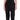 La Maison du Couturier Elegant Black Leather Jumpsuit with Waist Strap La Maison du Couturier