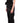 La Maison du Couturier Elegant Black Leather Jumpsuit with Waist Strap La Maison du Couturier 