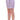 Licia Florio Purple Above-Knee Wrap Shorts