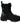 Dolce & Gabbana Elegant Black Leather Combat Boots with Crystal Detail Dolce & Gabbana 