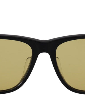 Diesel Black Frame DL0330-D 01E 57 Yellow Transparent Lenses Sunglasses Diesel 