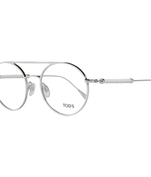 Tod's White Metal & Leather Glasses (Frames)