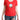 Moschino Chic Red Cotton Tee with Signature Print