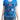 Moschino Blue Cotton Alphabet Letter Print Tops Moschino