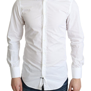 Dolce & Gabbana Elegant White Cotton Dress Shirt