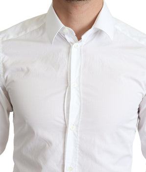 Dolce & Gabbana Elegant White Cotton Dress Shirt Dolce & Gabbana 