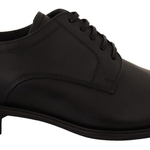 Dolce & Gabbana Elegant Black Derby Formal Shoes