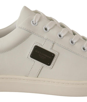 Dolce & Gabbana Chic White Leather Sneakers for Men Dolce & Gabbana 