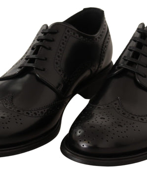 Dolce & Gabbana Elegant Wingtip Derby Oxford Shoes Dolce & Gabbana 