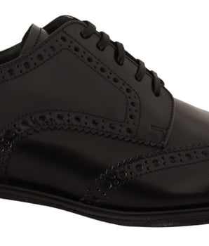 Dolce & Gabbana Elegant Wingtip Derby Oxford Shoes Dolce & Gabbana 