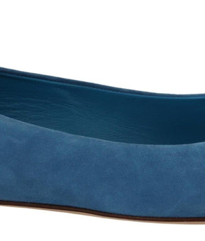 Dolce & Gabbana Elegant Crystal-Embellished Suede Flats Dolce & Gabbana 