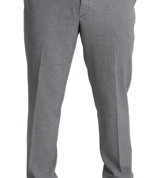 BENCIVENGA Elegant Checkered Wool Formal Trousers BENCIVENGA 