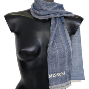 Missoni Elegant Cashmere Patterned Scarf