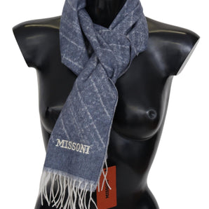 Missoni Elegant Cashmere Scarf with Signature Pattern