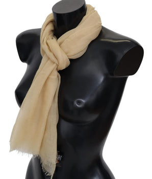 Missoni Beige Cashmere Unisex Neck Scarf