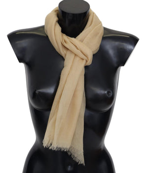 Missoni Beige Cashmere Unisex Neck Scarf
