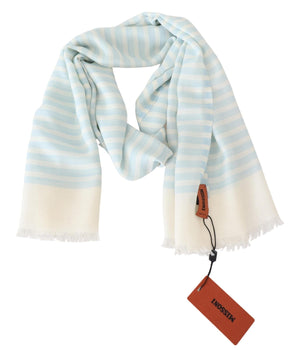 Missoni Elegant Cashmere Scarf with Linear Design Missoni 