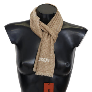 Missoni Elegant Wool Scarf with Signature Design