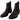 Dolce & Gabbana Elegant Black Ankle Wingtip Oxford Boots Dolce & Gabbana