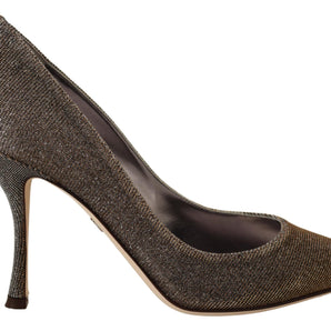 Dolce & Gabbana Elegant Silver Heels Pumps Classic