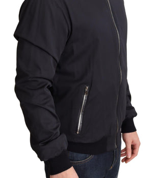 Dolce & Gabbana Elegant Silk Blend Bomber Jacket Dolce & Gabbana 