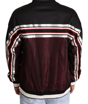 Dolce & Gabbana Elegant Crewneck Pullover Sweater in Black Dolce & Gabbana 