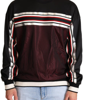 Dolce & Gabbana Elegant Crewneck Pullover Sweater in Black Dolce & Gabbana 