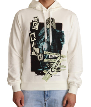 Dolce & Gabbana Regal King Motif Hooded Pullover Sweater Dolce & Gabbana 