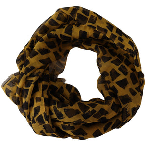 Dolce &amp; Gabbana Elegant Silk Scarf in Yellow &amp; Black