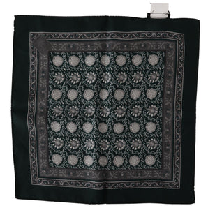 Dolce &amp; Gabbana Exquisite Silk Pocket Square Handkerchief