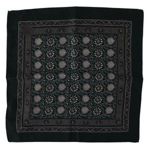 Dolce &amp; Gabbana Exquisite Silk Pocket Square Handkerchief