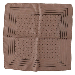 Dolce & Gabbana Elegant Silk Dot Pocket Square