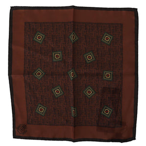 Dolce &amp; Gabbana Elegant Silk Pocket Square Handkerchief