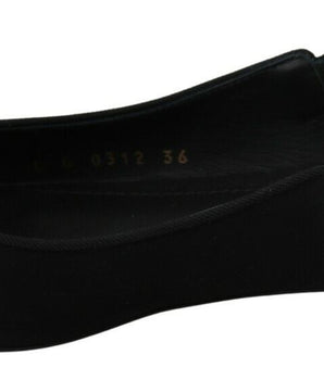 Dolce &amp; Gabbana Zapatos planos destalonados elegantes en mezcla de seda con cristales