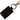 Dolce & Gabbana Elegant Unisex Leather Keyring with Gold Detail