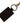 Dolce & Gabbana Brown Leather Logo Metal Ring Hook Keychain